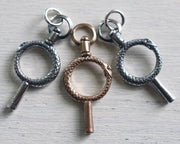 ouroboros watch key necklace charms