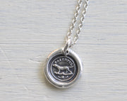dog wax seal necklace