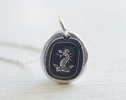 dragon wax seal pendant