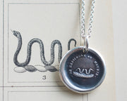 will join or die wax seal necklace