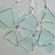 sea foam sea glass jewelry