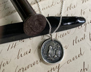 St. Benedict wax seal pendant