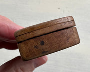 antique match safe box - wooden match safe box with striker