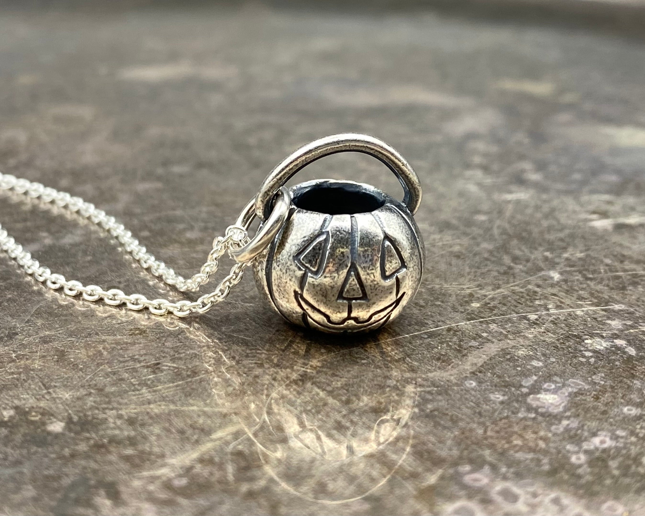 Jack O'Lantern Charm in Sterling Silver - James Avery Jack O'Lantern Charm in Sterling Silver - James Avery