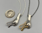 left hand necklace