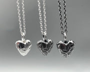puffed heart jewelry