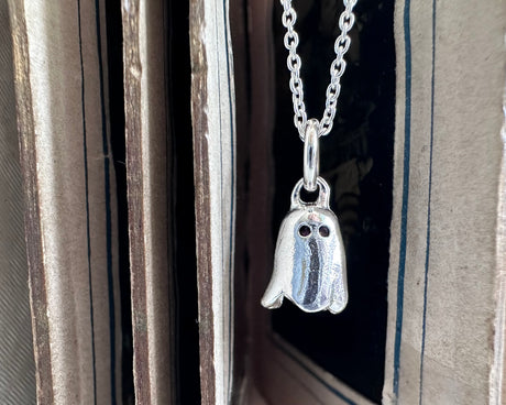 little ghost necklace