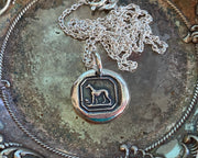 greyhound pendant