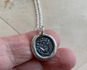 stars wax seal necklace
