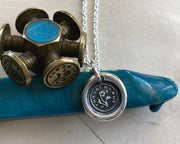 forget me not wax seal jewelry
