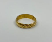 antique 1713 mourning ring 