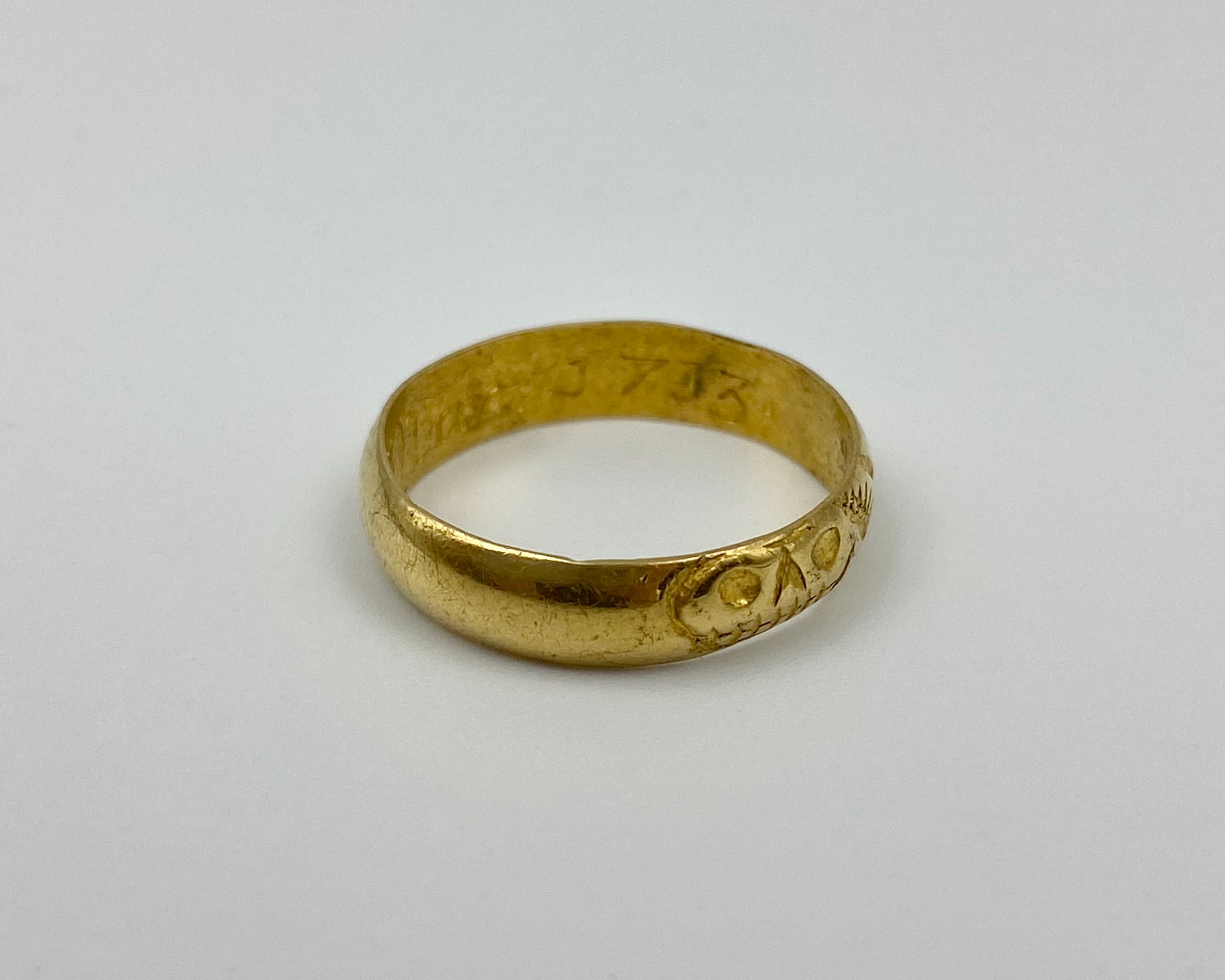 Medieval Mourning Rings skull ring - death's head mourning ring - 14k gold ring | suegray jewelry