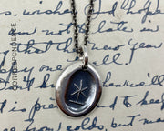 etoile wax seal necklace