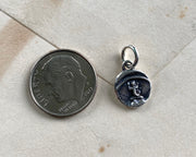 mermaid necklace pendant - tiny - wax seal jewelry