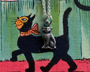 cat necklace charm