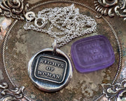 rights of women wax seal jewelry