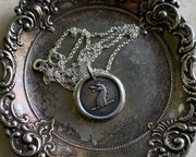dragon wax seal necklace