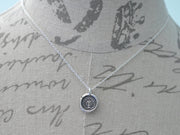 lyre wax seal necklace