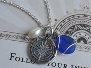 follow your inner compass necklace