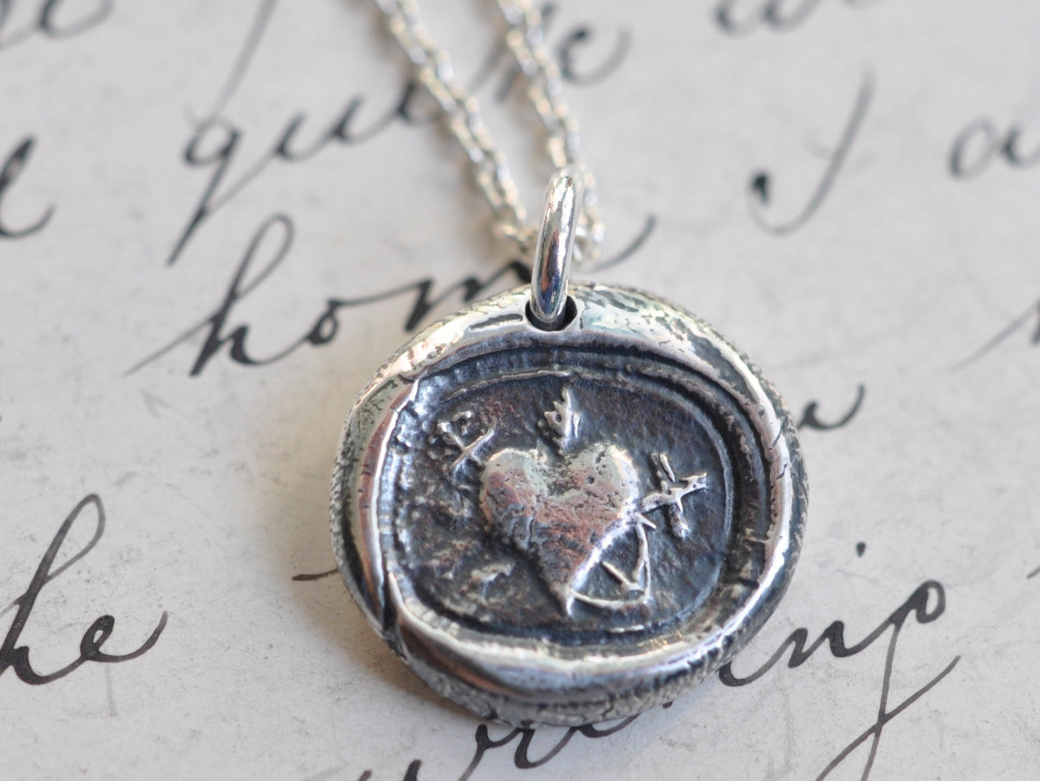 Faith Hope & Charity Necklace PC00482 - City of London Jewellers