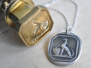 greyhound wax seal jewelry