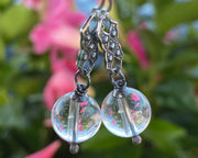 rock crystal earrings